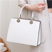 艾米妮欣纯女包3086奶昔白