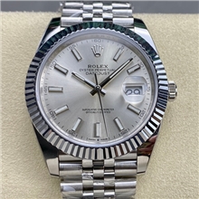 仿劳力士062612银壳白面